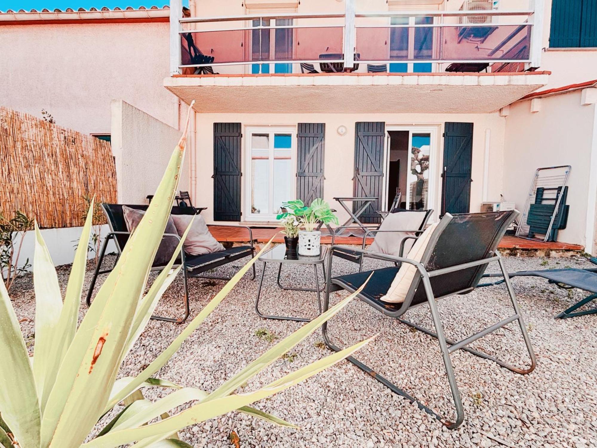 Appartement Avec Jardin Privatif A 300M De La Plage *2* Canet-en-Roussillon Dış mekan fotoğraf